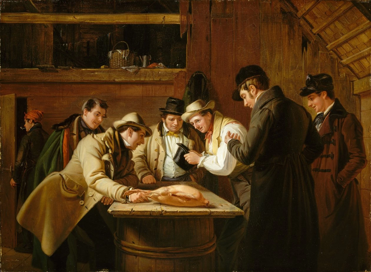 La lotteria (estrazione a sorte per l'oca), 1837 - Metropolitan Museum of Art, New York